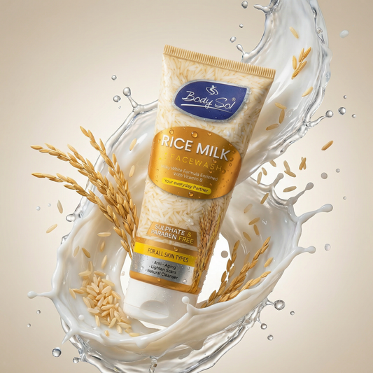 Rice Milk Deep Cleansing Face Wash – Hydrating & Brightening Cleanser for All Skin Types